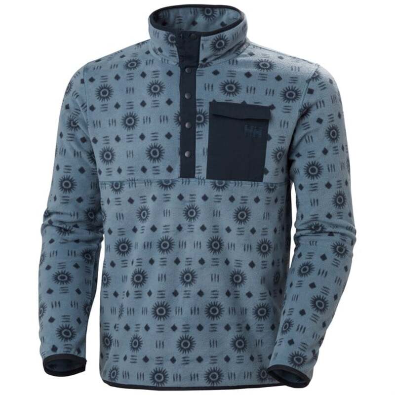 ヘリーハンセン メンズ アウター パーカー・スウェット プリント フリース Helly Hansen Maridalen Printed Fleece - Men's Washed Navy ネイビー