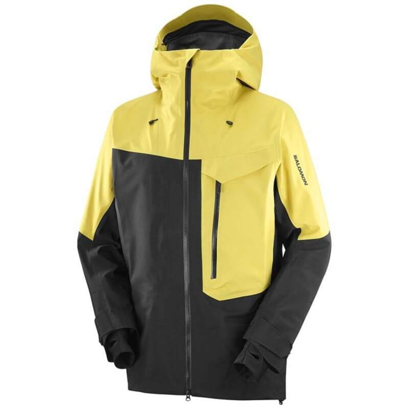 サロモン メンズ アウター ジャケット・ブルゾン Salomon Moon Patrol GORE-TEX Jacket - Men's Cress Green/Deep Black ブラック 58,740円