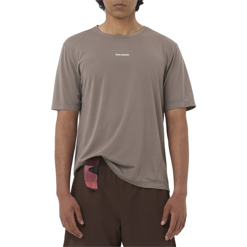 サロモン メンズ トップス シャツ 半袖 Salomon SHKout CORE Short-Sleeve T-Shirt - Men's Iron