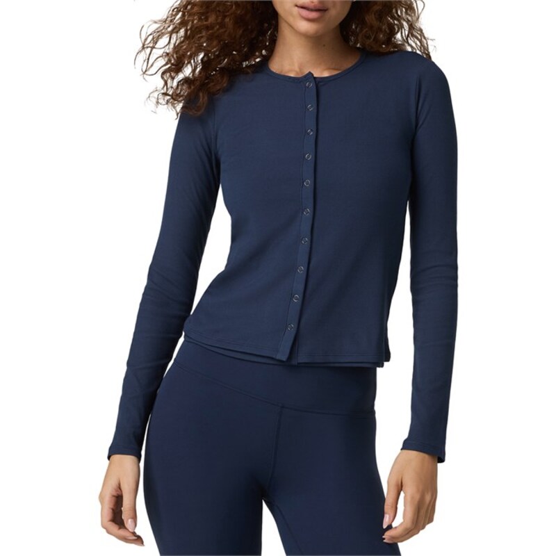 ビュオーリ レディース トップス Tシャツ カーディガン 長袖 Vuori Long-Sleeve Twin Cardigan - Women's Blue Coast ブルー