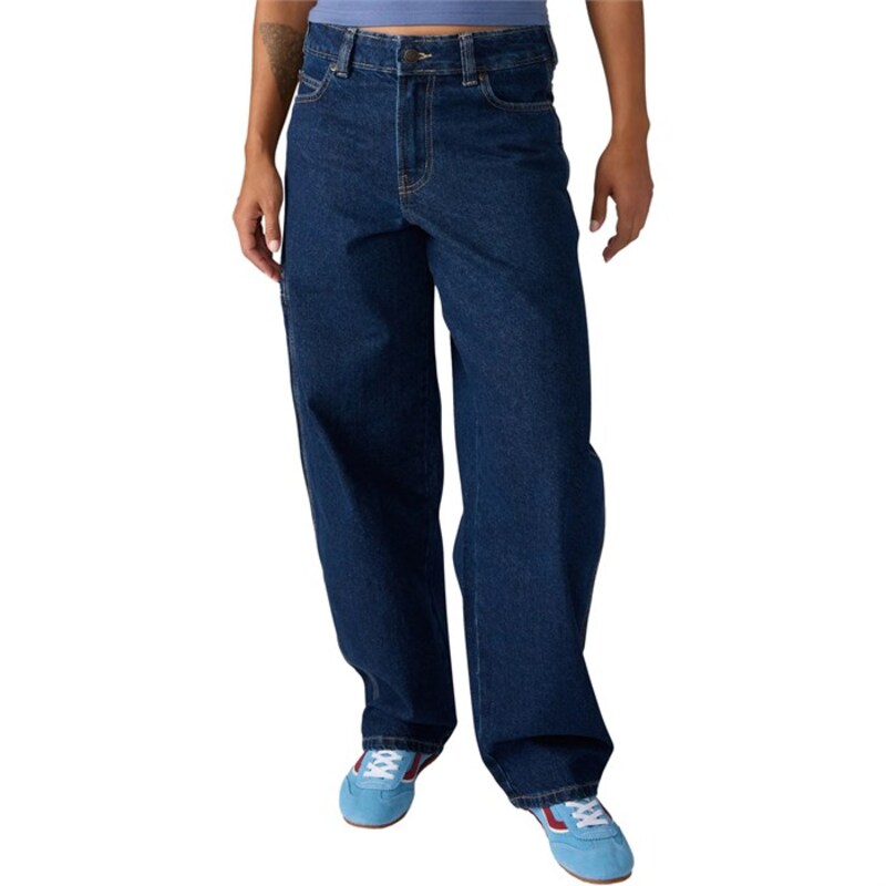 ディッキーズ レディース ボトムス カジュアルパンツ ジーンズ Dickies Loose Tapered Work Jeans - Women's Dark Indigo インディゴ