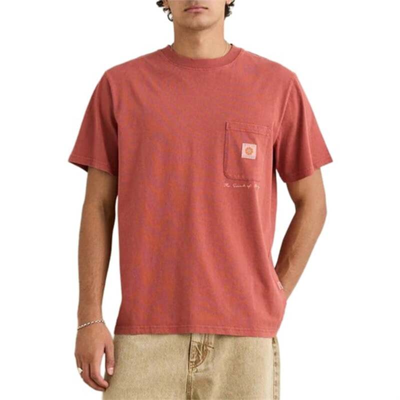 リズム メンズ トップス Tシャツ ヴィンテージ 半袖 Rhythm Vintage Pocket Short-Sleeve T-Shirt - Men's Vintage Clay