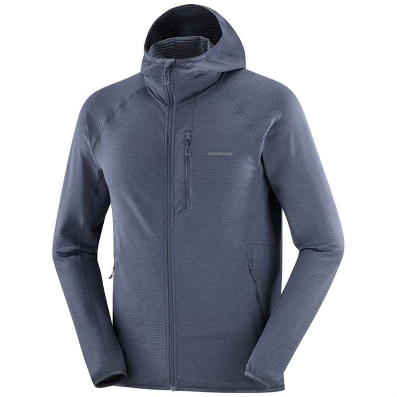 サロモン メンズ アウター ジャケット・ブルゾン フーデッドジャケット Salomon Essentialightwarm Hooded Jacket - Men's Blue Nights ブルー