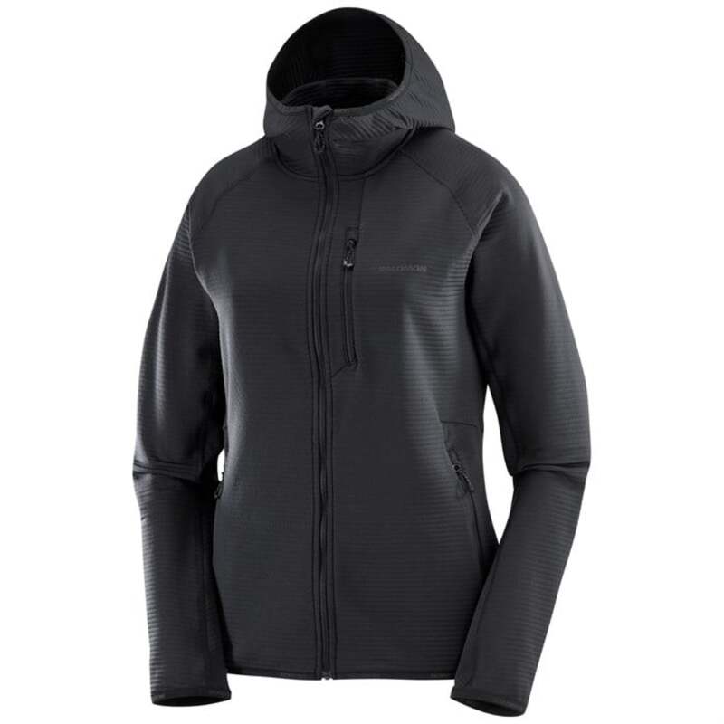 サロモン レディース アウター ジャケット・ブルゾン フーデッドジャケット Salomon Essentialightwarm Hooded Jacket - Women's Deep Black ブラック