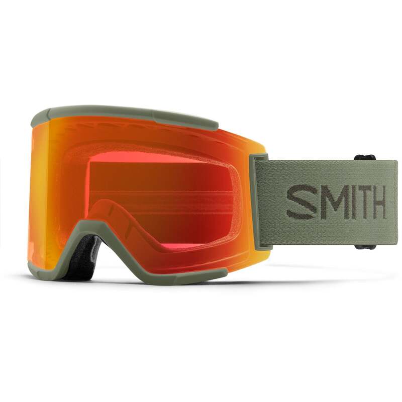 スミス メンズ 佩び物 サングラス・アイウェア Smith Squad XL Goggles Fatigue Green/ChromaPop Everyday Red Mirror+ChromaPop Storm Yel 赤いこと