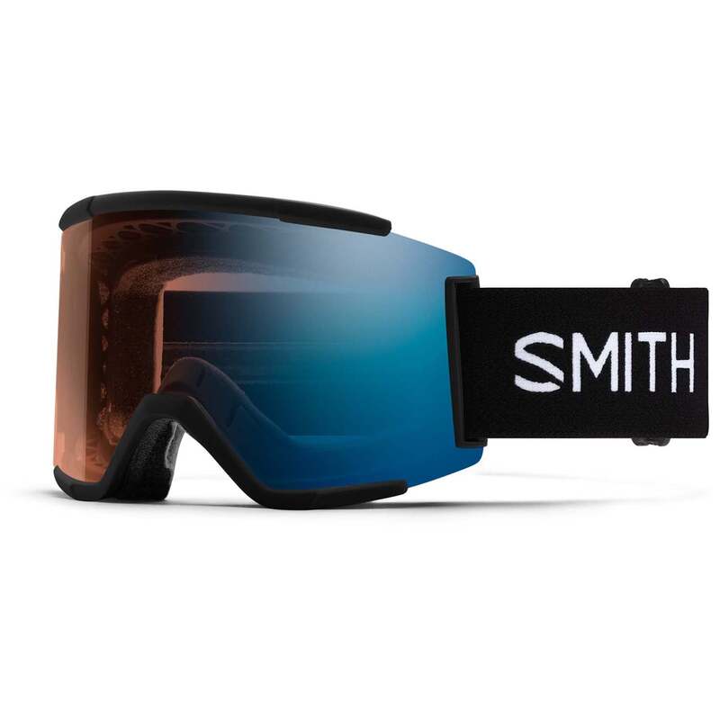 スミス メンズ 佩び物 サングラス・アイウェア Smith Squad XLow Bridge Fit Goggles Black/ChromaPopro Photochromic Blue Mirror 黒いこと