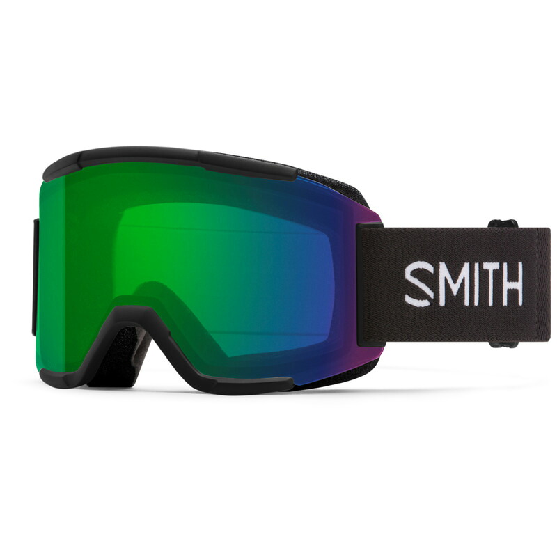 スミス メンズ 付属物 サングラス・アイウェア Smith Squad Goggles Black/ChromaPop Everyday Green Mirror+Clear 黒いこと