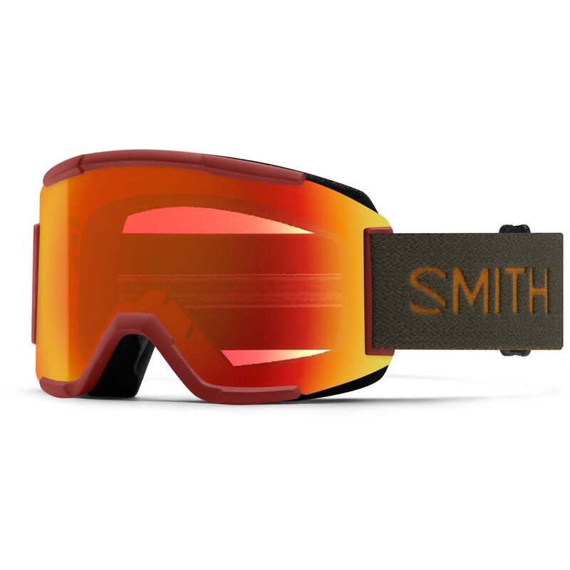 スミス メンズ 付属物 サングラス・アイウェア Smith Squad Goggles Ironwood/ChromaPop Everday Red Mirror+Yellow 赤いこと