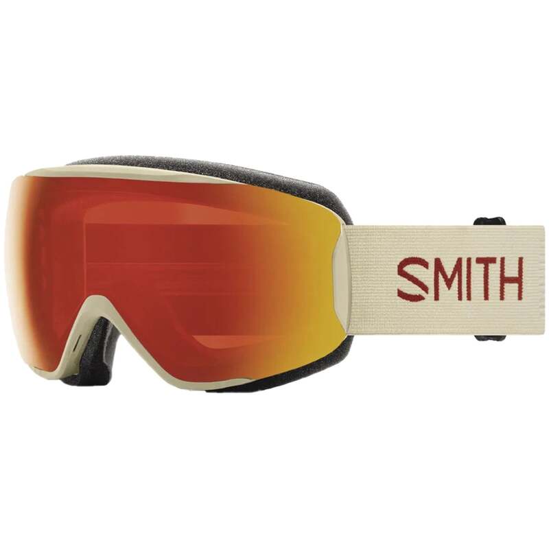 スミス レディース 佩び物 サングラス・アイウェア Smith Moment Goggles - Women\u0027s Bone Flow/ChromaPophotochromic Red Mirror 赤いこと
