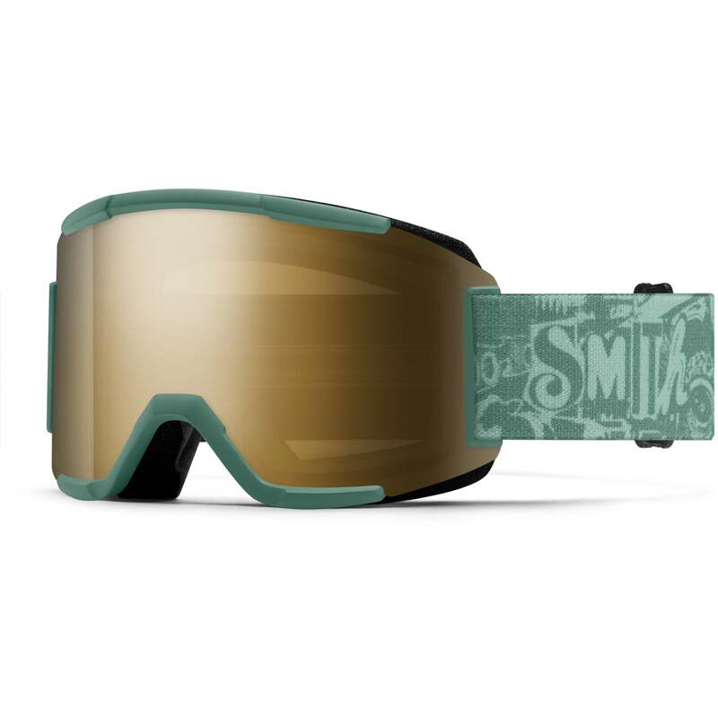 スミス メンズ 付属物 サングラス・アイウェア Smith Squad Low Bridge Fit Goggles Cactus Zine/ChromaPop Sun Black Gold Mirror+Clear 黒いこと