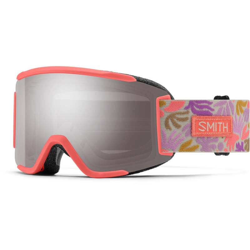 スミス レディース 付属物 サングラス・アイウェア Smith Squad S Goggles - Women\u0027s Flare Flora/ChromaPop Sun Platinumirror+Clear