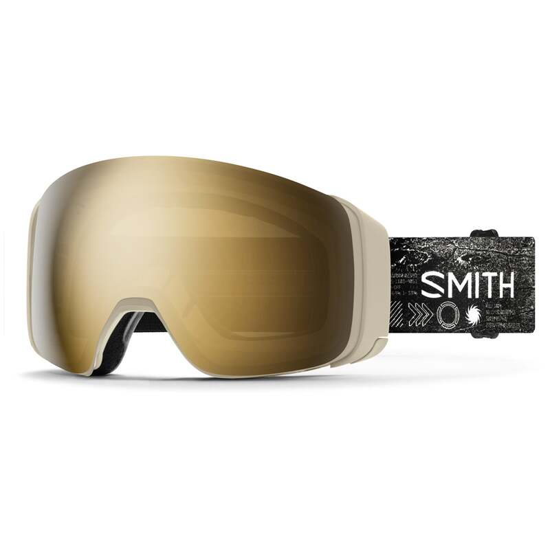 スミス メンズ 添え物 サングラス・アイウェア Smith 4D MAGoggles Chalk Space Invader/ChromaPop Sun Black Gold Mirror+ChromaPop S 車輪止め