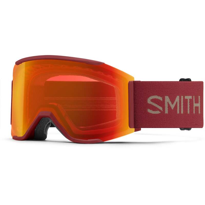 スミス メンズ 佩び物 サングラス・アイウェア Smith Squad MAG Low Bridge Fit Goggles Ironwood/ChromaPop Everyday Red Mirror+Chromapop Storm Yellow F 赤いこと