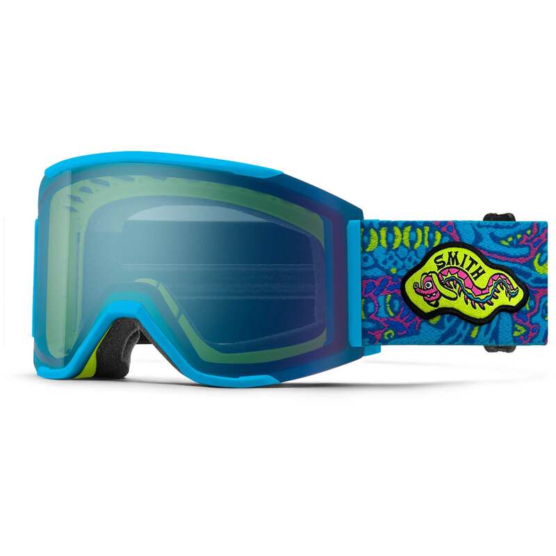 スミス メンズ 佩び物 サングラス・アイウェア Smith Squad MAG Low Bridge Fit Goggles Killer Acid Artist Series/ChromaPop Everyday Blue Mirror+Chroma 青色