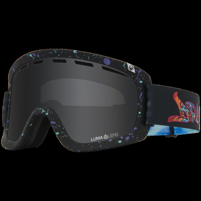 火竜 メンズ 添え物 サングラス・アイウェア Dragon D1 OTGoggles Rattle Can/LumaLens Dark Smoke+Flash Amber 人煙