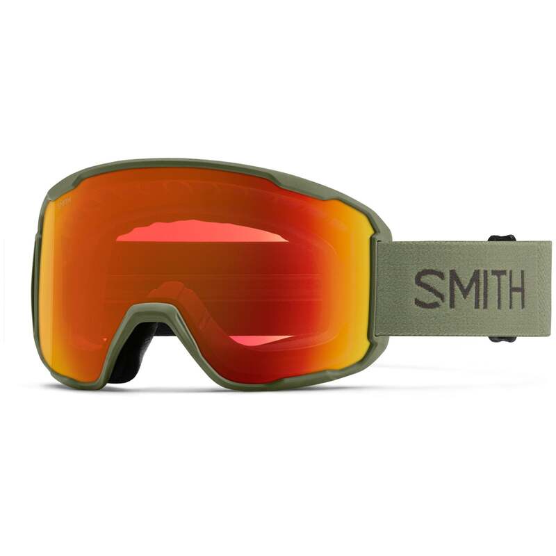 スミス メンズ 佩び物 サングラス・アイウェア Smith Preview Goggles Fatigue Green/ChromaPop Everyday Red Mirror 赤いこと
