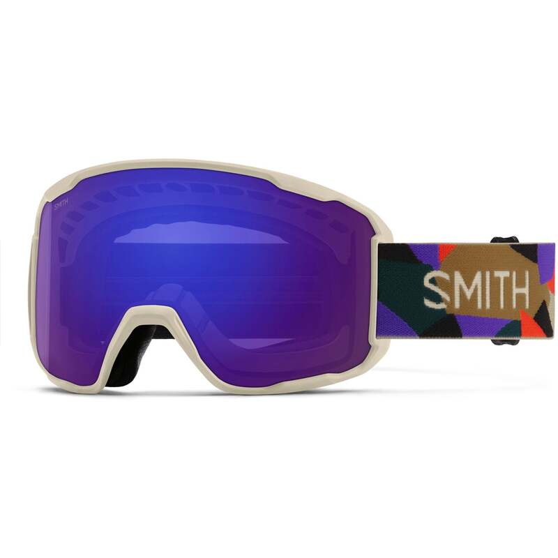 スミス メンズ 佩び物 サングラス・アイウェア Smith Preview Low Bridge Fit Goggles Chalk Paper Cuts/ChromaPop Everyday Violet Mirror 車輪止め