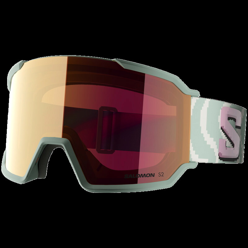 サロモン メンズ 佩び物 サングラス・アイウェア Salomon S/View 3 ML Goggles Icebergreen/Ruby 緑であること