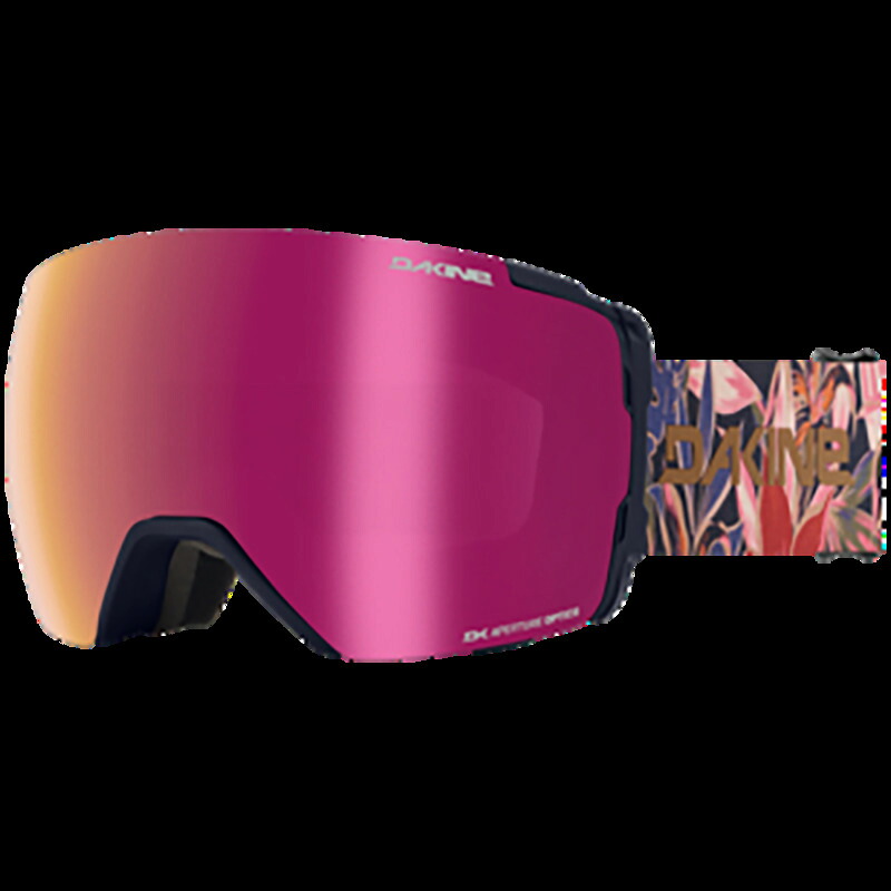 ダカイン メンズ 佩び物 サングラス・アイウェア 足し加える大きさ Dakine Domain Plus Goggles Dark Stargazer/Rose Mirror + Storm Yellow 黄色