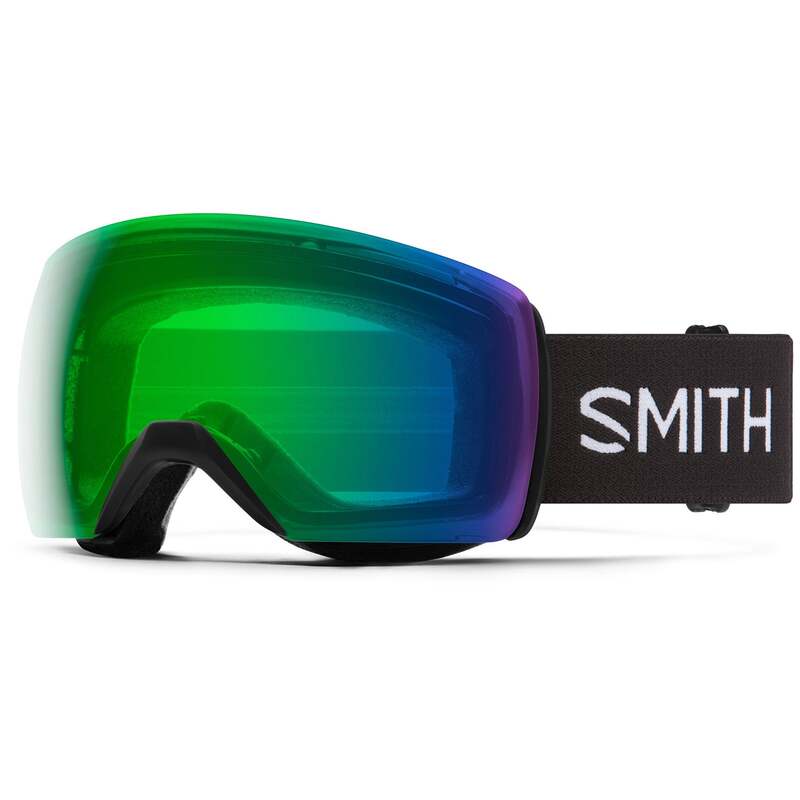 スミス メンズ 佩び物 サングラス・アイウェア Smith Skyline XL Goggles Black/ChromaPop Everyday Green Mirror 黒いこと