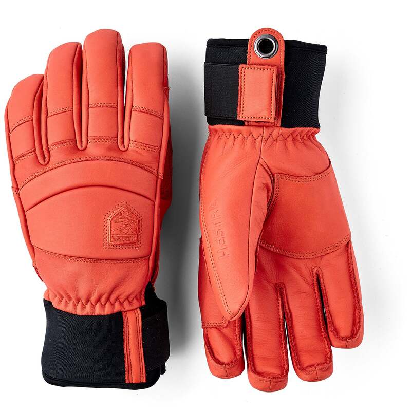 ヘストラ メンズ 付属物 グローブ Hestra Falline 5-Finger Gloves Flame Red 赤いこと