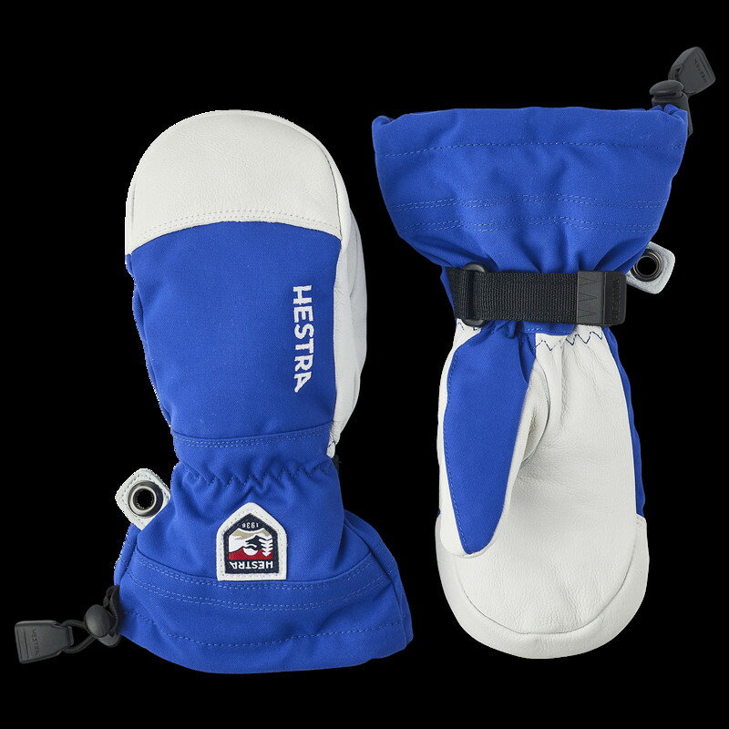 ヘストラ メンズ 添え物 グローブ なめし革 Hestrarmy Leather Heli Ski Jr. Mittens - Kids\u0027 Royal Blue 青碧