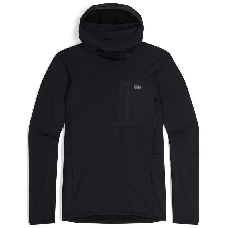 アウトドア問い合わせ メンズ アウター パーカー・スウェット フリース Outdooresearch Vigor Grid Fleece Pullover Hoodie - Men\u0027s Black 黒いこと