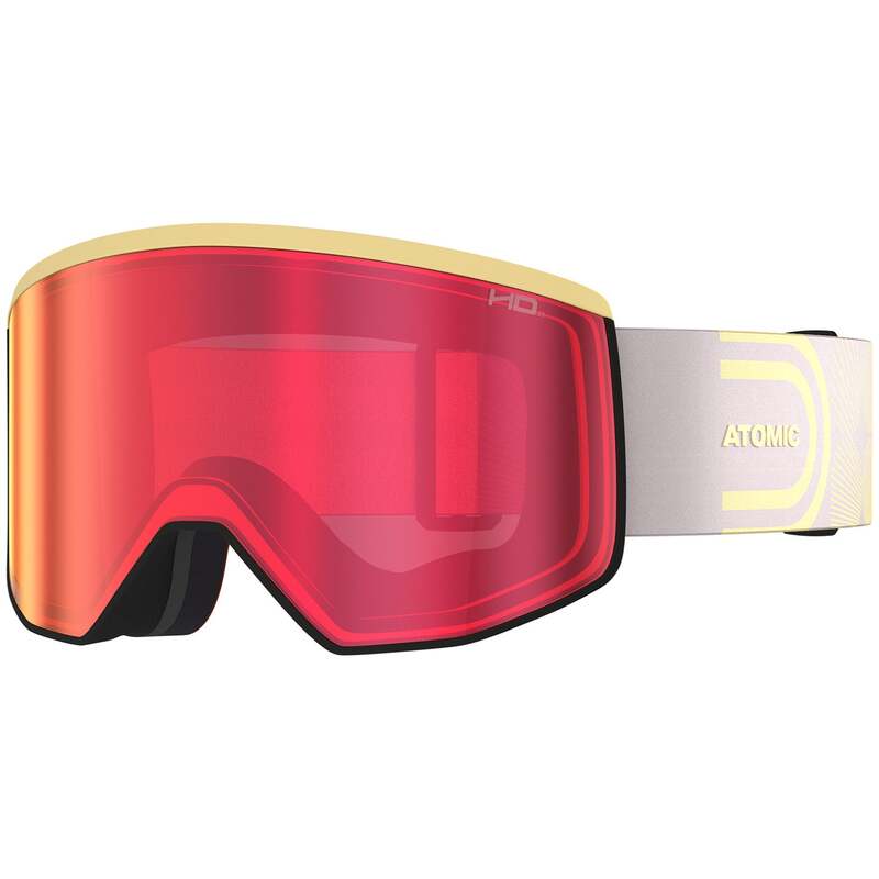 アトミック メンズ 佩び物 サングラス・アイウェア Atomic Four Pro L 固定ディスク Goggles Concrete \u0026 Butter/Red 固定ディスク 赤いこと