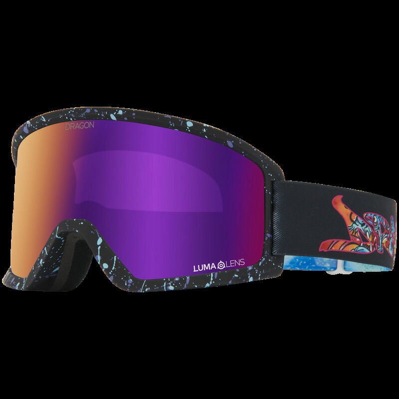 火竜 メンズ 佩び物 サングラス・アイウェア 足し加える大きさ Dragon DX3 Plus OTGoggles Nouveau Black/LumeLens Red Ion+LumaLens Dark Smoke 黒いこと