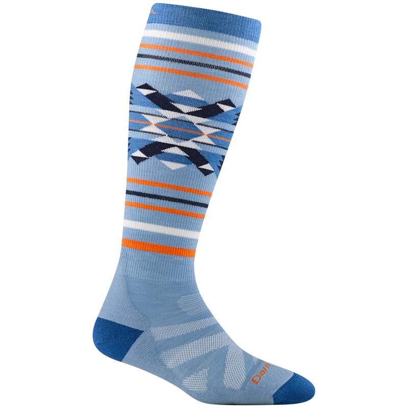 ダーンタフ レディース アンダーお召しもの ソックス 旗がしら ケープ Darn Tough Snowscape OTC Lightweight Cushion Socks - Women\u0027s Bluebird