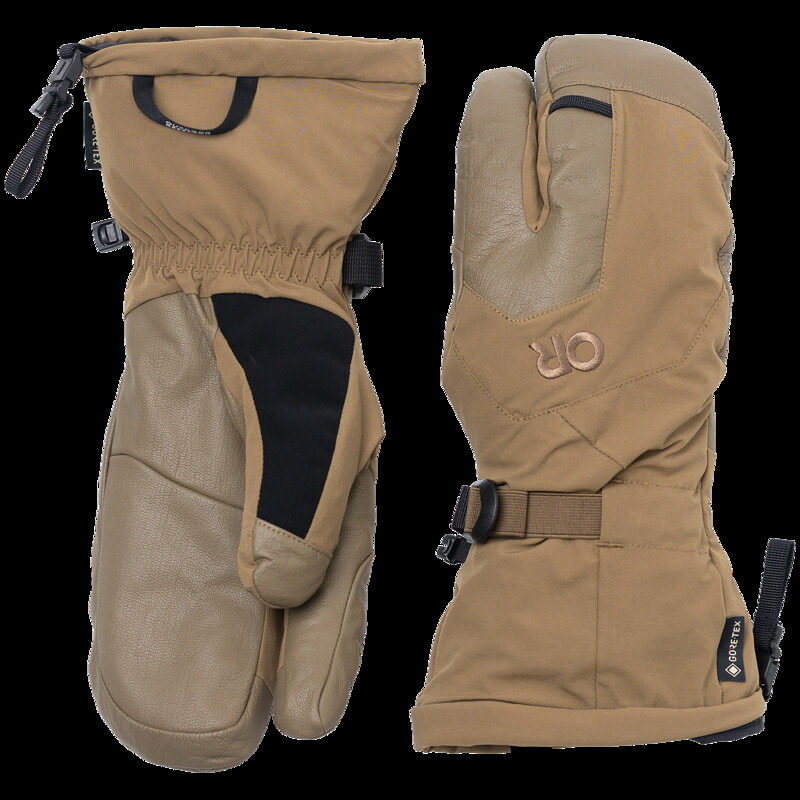 アウトドア問い合わせ メンズ 添え物 グローブ Outdooresearch Arete Modular GORE-TEX 3-Finger Gloves Coyote