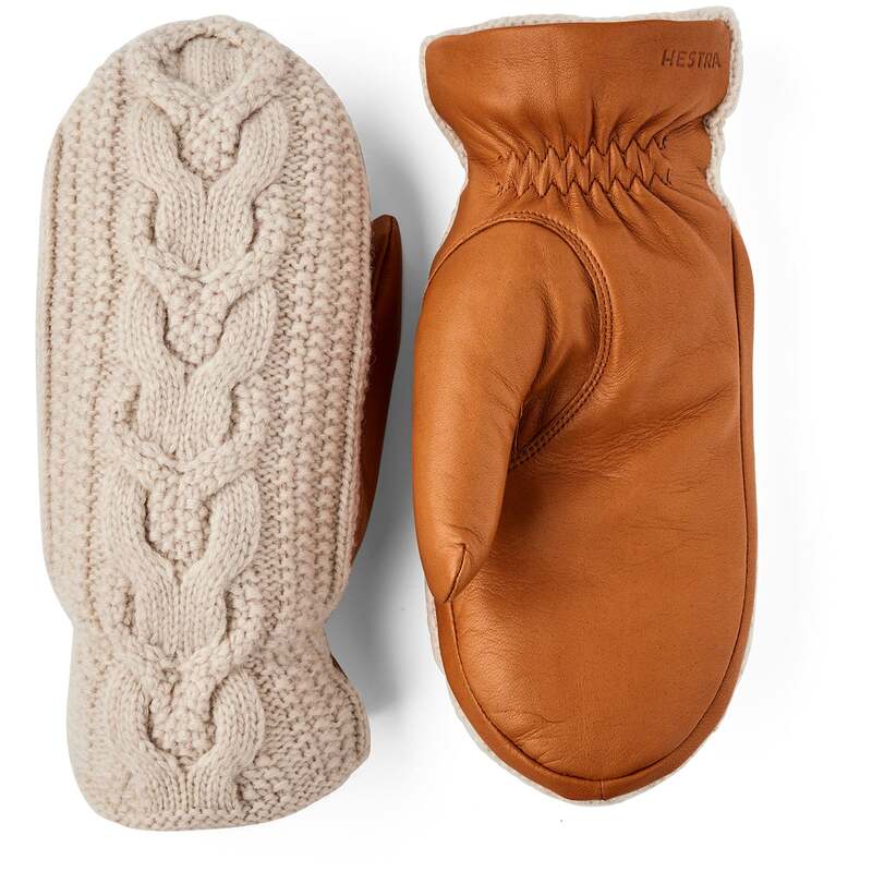 ヘストラ レディース アクセサリー 手袋 Hestra Elle Mittens - Women's Off White/Cork オフホワイト｜ReVida 店