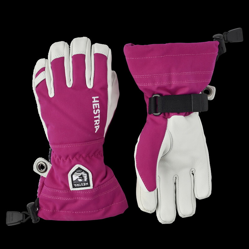ヘストラ メンズ 添え物 グローブ なめし革 Hestrarmy Leather Heli Ski Jr. Gloves - Kids\u0027 Fuchsia フューシャ
