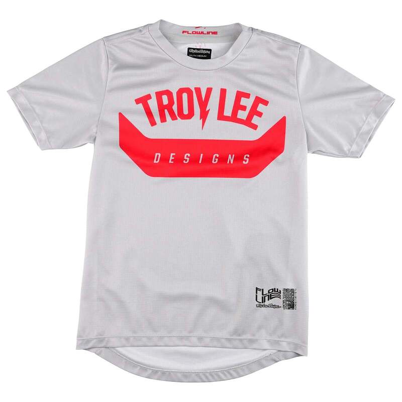 トロイリーデザイン メンズ トップス プルオーバー 半袖 プルオーバー Troy Lee Designs Flowline Short-Sleeve Jersey - Kids\u0027 Aircore Cement