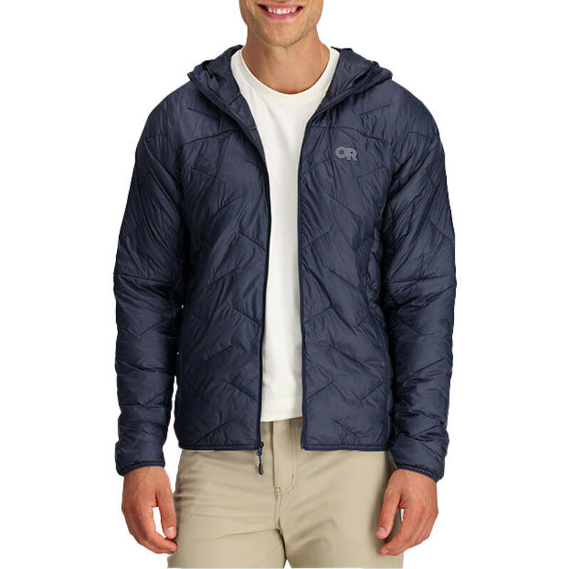 アウトドア問い合わせ メンズ アウター 上衣・上衣 パーカー Outdooresearch SuperStrand LT Hoodie - Men\u0027s Naval Blue 青色