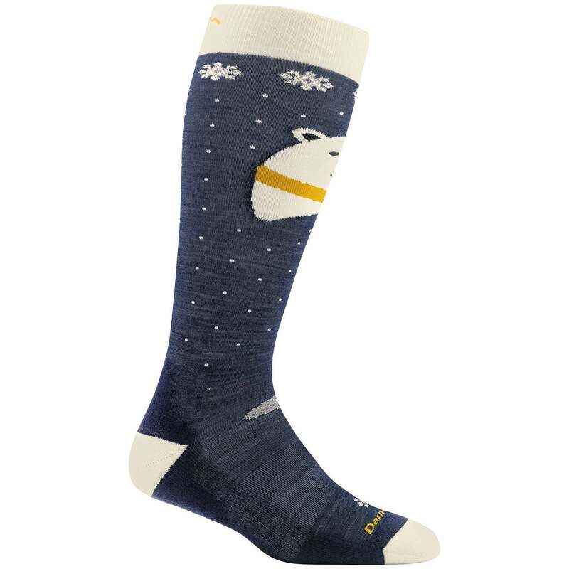 ダーンタフ メンズ アンダー御召しもの ソックス Darn Tough Polar Bear Midweight OTC Socks - Kids\u0027 Blue 青碧