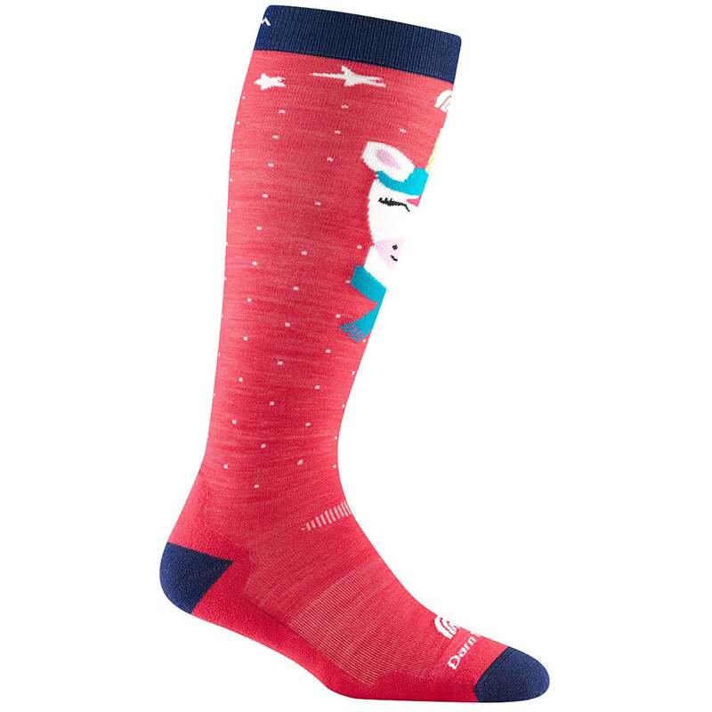 ダーンタフ メンズ アンダー御召しもの ソックス Darn Tough Magic Mountain Midweight OTC Socks - Kids\u0027 Raspberry