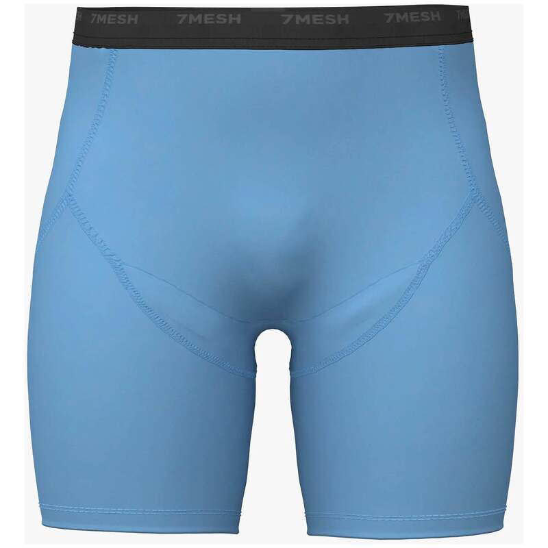 七つメッシュ メンズ アンダー御召しもの ボクサーズボン下 7Mesh Foundation Boxer Briefs Blue Jean 青碧