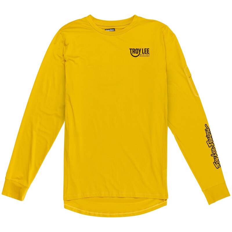 トロイリーデザイン メンズ トップス Tシャツ 長袖 Troy Lee Designs Ruckus Long-Sleeve Ride Teeyez Safron|ReVida 店