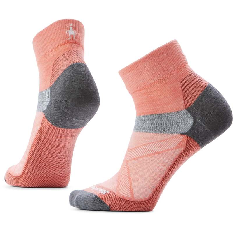 かっこ良い羊毛 レディース アンダーお召しもの ソックス アンクル Smartwool Bike Zero Cushion Ankle Socks - Women\u0027s Wild Salmon 年魚