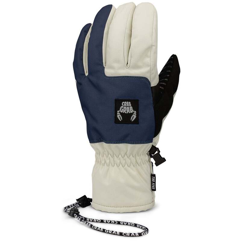 クラブ グラブ メンズ アクセサリー 手袋 Crab Grab Five Gloves Off White/Navy オフホワイト|ReVida 店