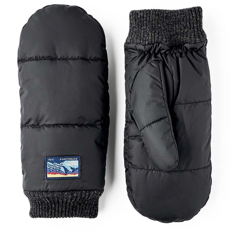 ヘストラ メンズ 佩び物 グローブ Hestra Otra Mittens Black 黒いこと
