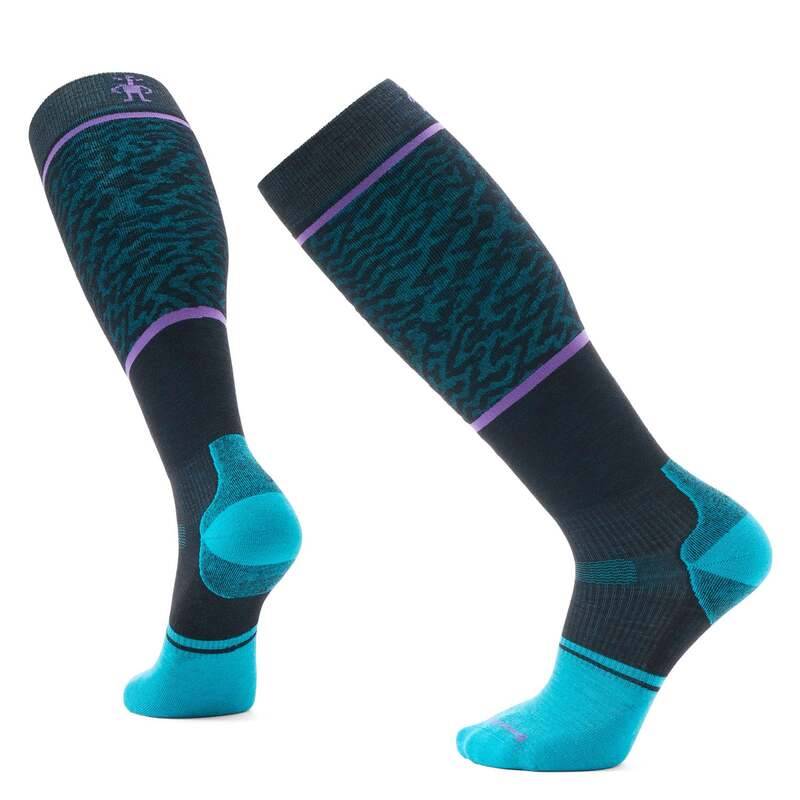 かっこ良い羊毛 メンズ アンダー御召しもの ソックス Smartwool Snowboard Targeted Cushion Retro Line OTC Socks Black 黒いこと
