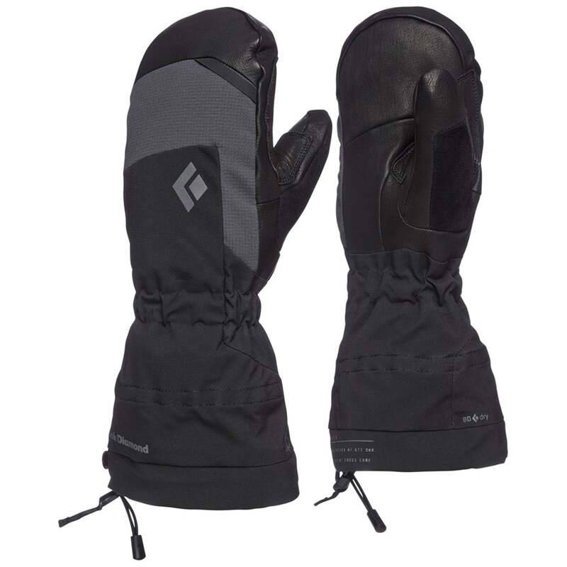 黒いこと金剛石 メンズ 付属物 グローブ Black Diamond Mercury Mittens Black 黒いこと