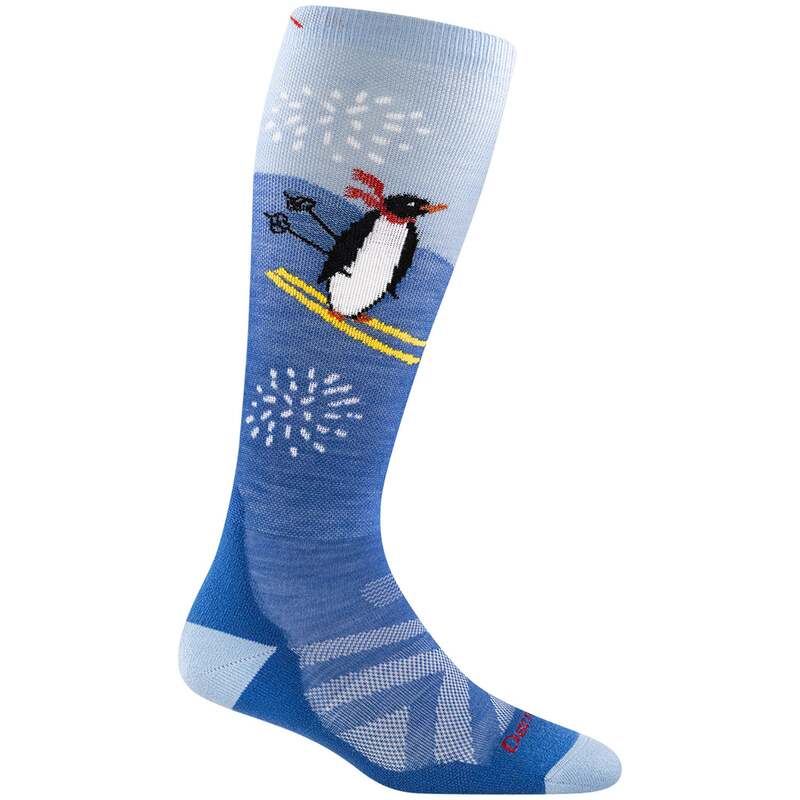 ダーンタフ メンズ アンダー御召しもの ソックス Darn Tough Penguin Peak OTC Midweight Cushion Socks - Kids\u0027 Stellar