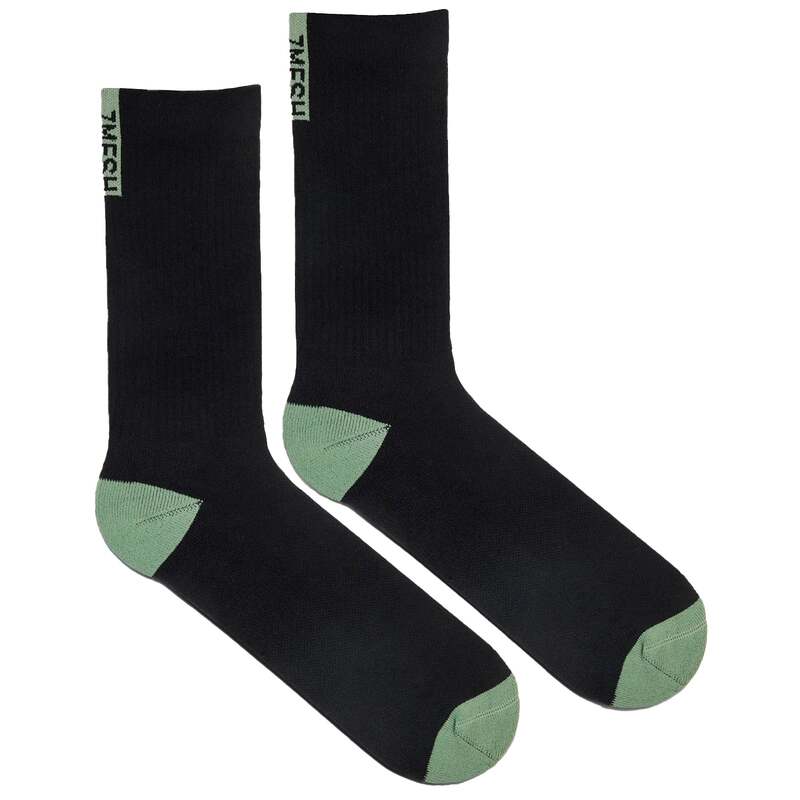 七つメッシュ メンズ アンダー御召しもの ソックス 7Mesh Gravity Bike Socks Black 黒いこと