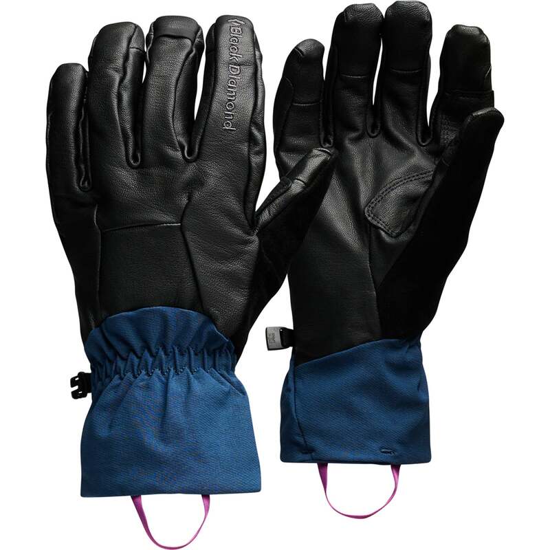 黒いこと金剛石 メンズ 添え物 グローブ Black Diamond Tour Pro Gloves Black-Indigo 黒いこと
