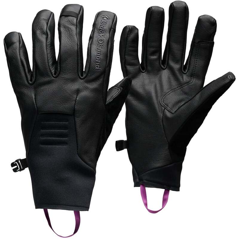 黒いこと金剛石 メンズ 佩び物 グローブ Black Diamond Tour LT Gloves Black 黒いこと