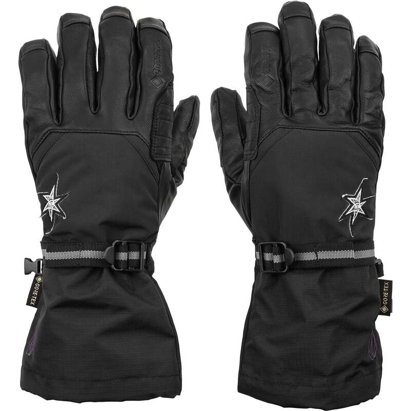 ボルコム メンズ 佩び物 グローブ Volcom 91 GORE-TEX Gloves Black 黒いこと