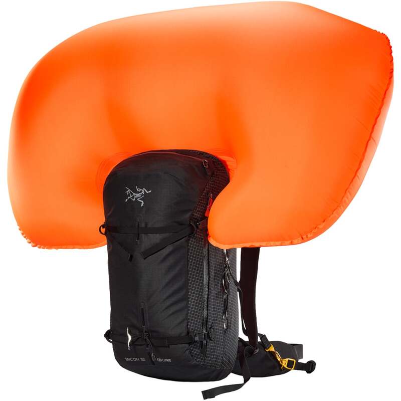 アークテリクス メンズ 御徒面子 うしろ側容器に並べる・背嚢 Arc\u0027teryx Micon LiTRIC 32L Airbag Pack Black 黒いこと